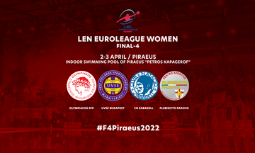 LEN EuroLeague: Στις 2-3/4 το Final 4 στον Πειραιά