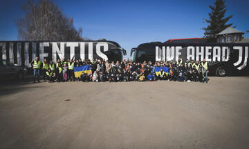 Μίσθωση λεωφορείων από την Γιουβέντους για την μεταφορά 80 Ουκρανών προσφύγων!