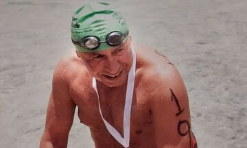 Βαγγέλης Μπρούζος: Ετών 78, «αιώνια» ερωτευμένος με την κολύμβηση