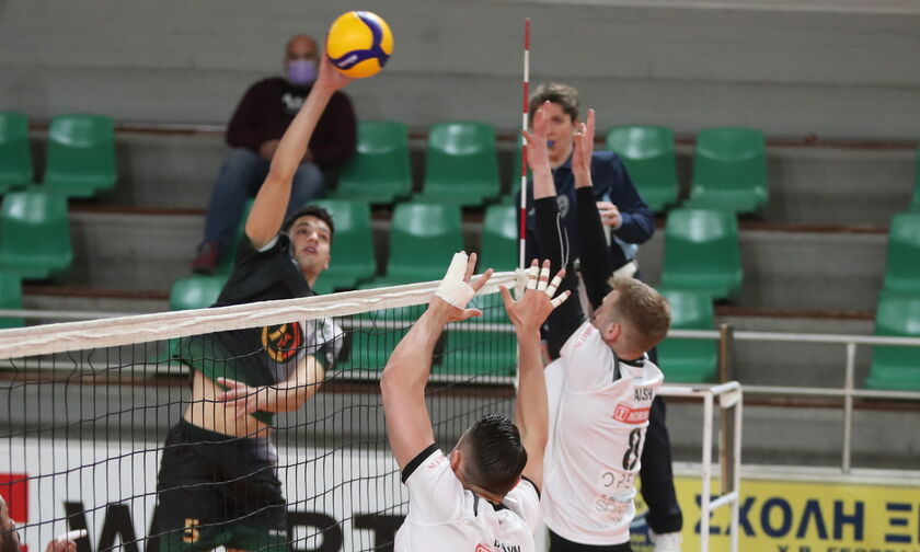 Volley League Ανδρών: Δυσκολεύτηκε αλλά νίκησε ο ΠΑΟΚ, 3-1 τον Μίλωνα