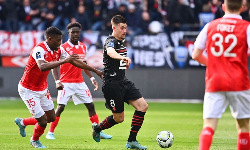 Ligue 1: Διπλό με... ζόρι για τη Ρεν, 2-3 στην έδρα της Ρεμς (βαθμολογία)