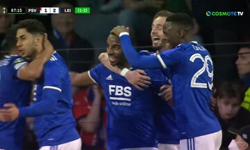 PSV Αϊντχόφεν-Λέστερ: Το γκολ-πρόκριση των «αλεπούδων»