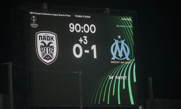 ΠΑΟΚ-Μαρσέιγ 0-1: Τα highlights της αναμέτρησης