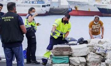 Ισπανία: Κατασχέθηκαν σχεδόν 3 τόνοι κοκαΐνης ανοιχτά των Καναρίων Νήσων - Πέντε συλλήψεις