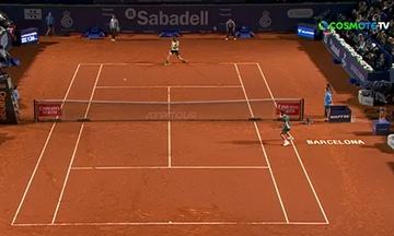 Barcelona Open: Κατακτά το πρώτο σετ ο Αλκαράθ, με πολλή ένταση χτύπησε το μπαλάκι ο Τσιτσιπάς