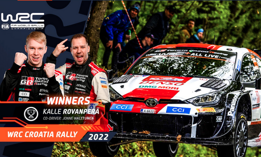 WRC: Θρίαμβος του Ροβανπέρα στην Κροατία!