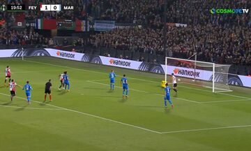 Φέγενορντ-Μαρσέιγ: Γκολ ο Σινιστέρα και 2-0