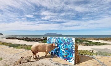 Νότια Αφρική: Γουρούνι με καλλιτεχνικές ανησυχίες ζωγράφισε πίνακα αξίας 23.500 ευρώ