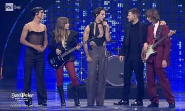 Eurovision 2022: Έλαμψαν οι Måneskin - Είπαν το «If I can dream» του Έλβις Πρίσλεϊ! (pic, vids) 