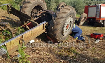 Βοιωτία: Αγρότης έχασε τη ζωή όταν τον καταπλάκωσε το τρακτέρ που οδηγούσε