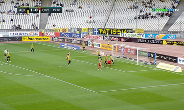 ΑΕΚ - Ολυμπιακός: Ο Ελ Αραμπί κάνει το 1-1