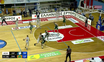 Λάρισα - Παναθηναϊκός: Στο +21 οι Θεσσαλοί στο πρώτο ημίχρονο με απίθανο σερί!