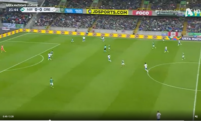 Τηλεθέαση (2/6): Συμπαθητικά νούμερα για τον αγώνα της Εθνικής μας με τη Βόρεια Ιρλανδία