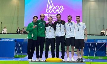 Ευρωπαϊκό πρωτάθλημα τραμπολίνο: «Χάλκινοι» οι Μάριος Γράψας και Νίκος Σαββίδης!