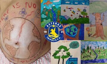 Αστέρας Τρίπολης: Τα παιδιά της ομάδας ζωγράφισαν για το περιβάλλον