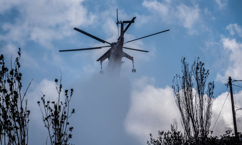 Φωτιά στην Εύβοια: Εκκενώνεται το χωριό Κρεμαστός