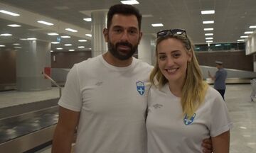 Άννα Κορακάκη και Μάκης Μίτας, σημαιοφόροι στους Μεσογειακούς του Οράν