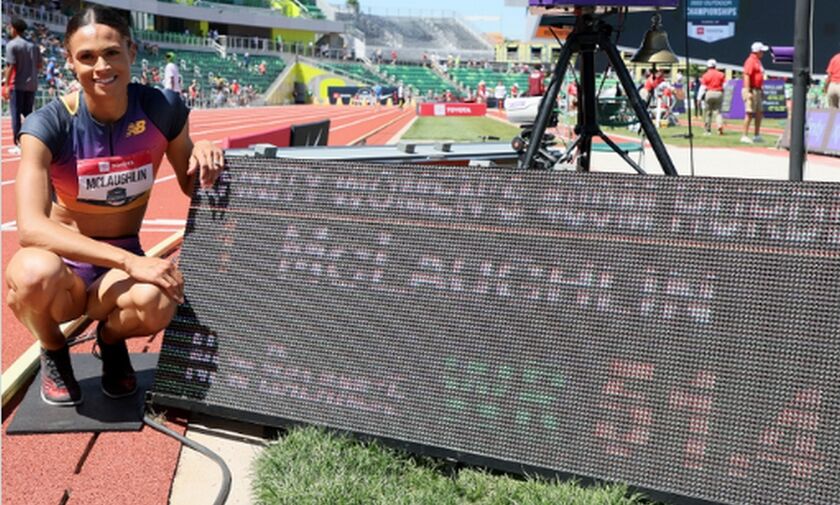 Η ΜακΛάφλιν έσπασε το δικό της παγκόσμιο ρεκόρ στα 400μ. εμπόδια 