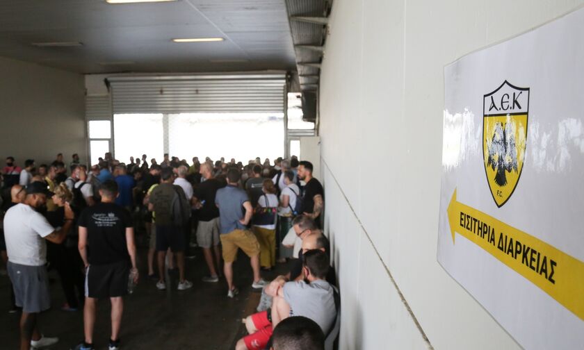 ΑΕΚ: Πάνω από 4.000 την πρώτη μέρα οι πωλήσεις των διαρκείας για την «OPAP Arena»