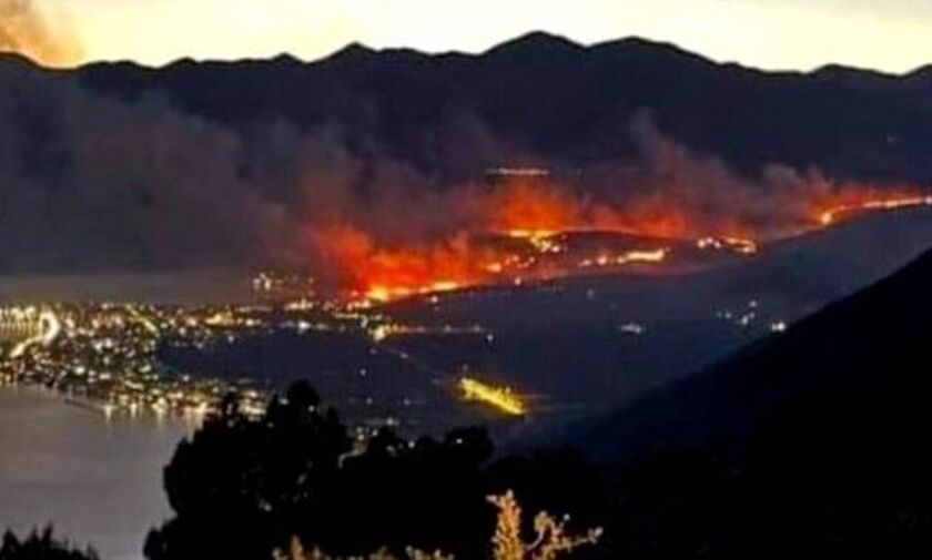 Πύρινη κόλαση σε Άμφισσα και Κρανίδι - Αναζωπυρώσεις σε Αχαΐα και Ηλεία