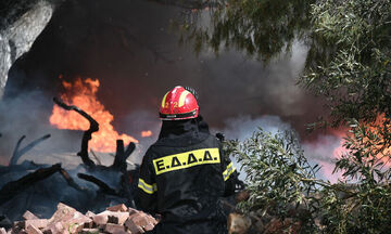 Μεγάλη φωτιά στη Χασιά