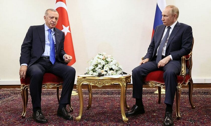 Συνάντηση Πούτιν - Ερντογάν: Το «ευχαριστώ» του Ρώσου προέδρου