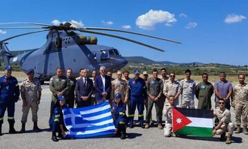 Πυροσβεστικό ελικόπτερο έστειλε στην Ελλάδα η Ιορδανία