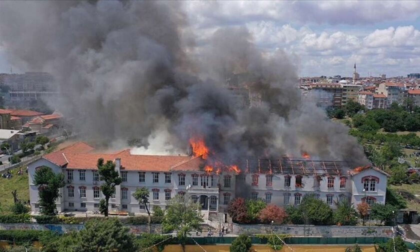 Κωνσταντινούπολη: Φωτιά στο ελληνικό νοσοκομείο «Βαλουκλή» (vid)