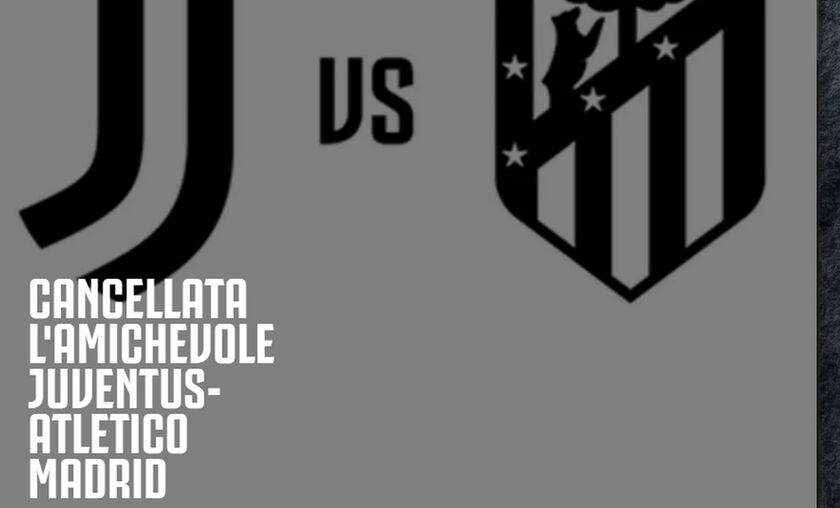 Ακυρώθηκε το φιλικό Γιουβέντους-Ατλέτικο Μαδρίτης στο Τελ Αβίβ