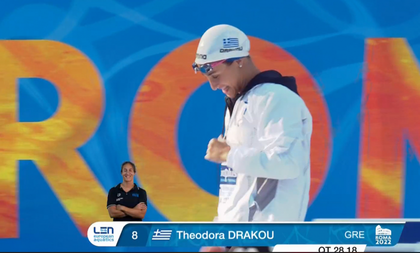 Ευρωπαϊκό Πρωτάθλημα Κολύμβησης: Εκτός τελικού η Νόρα Δράκου στα 50μ. ελεύθερο