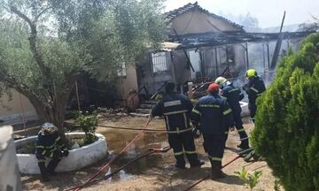 Φωτιά σε σπίτι στον Ωρωπό – Εντοπίστηκε νεκρή γυναίκα