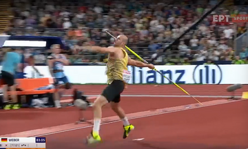 Ευρωπαϊκό Πρωτάθλημα Στίβου: Τεράστια βολή στα 87.66μ. και χρυσό για τον Βέμπερ στο ακόντιο