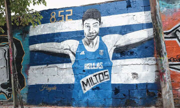 Γκράφιτι στη Θεσσαλονίκη έγινε ο Τεντόγλου