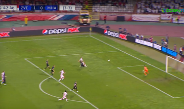 Ερυθρός Αστέρας - Μακάμπι Χάιφα: Τρομερός συνδυασμός και γκολ του Ίβανιτς για το 2-0