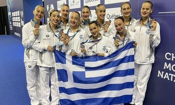 Παγκόσμιο Πρωτάθλημα Καλλιτεχνικής Κολύμβησης: Χάλκινο για την Εθνική νεανίδων στο Highlight