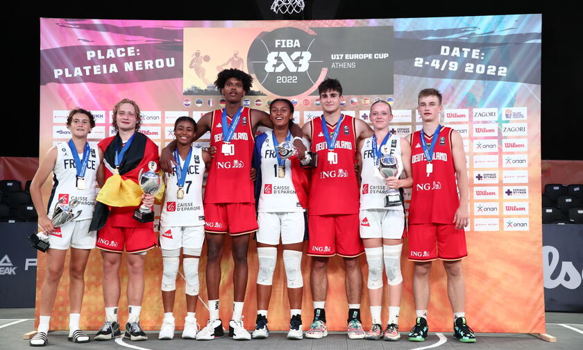 3×3 U17 Europe Cup: Χρυσό μετάλλιο για Γερμανία και Γαλλία