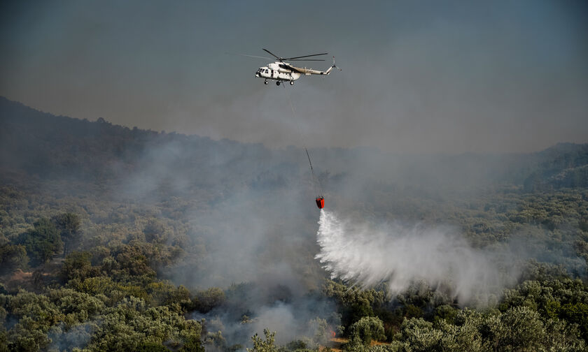 Φωτιά στον Άγιο Ιωάννη Κεφαλονιάς