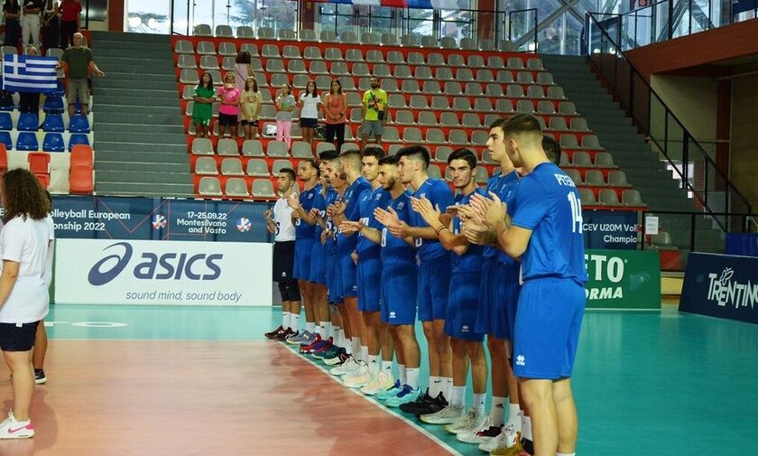 Ήττα της εθνικής εφήβων βόλεϊ από το Βέλγιο