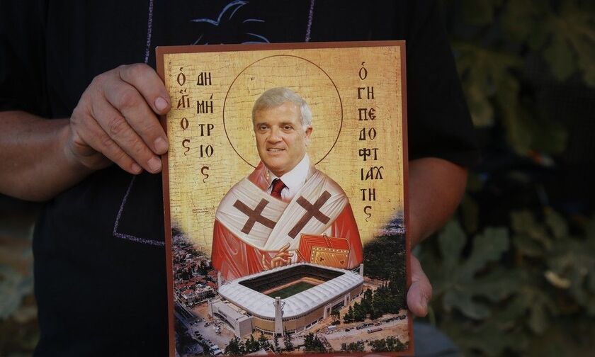 Οπαδός της ΑΕΚ έκανε εικόνισμα τον Μελισσανίδη - «Άγιος Δημήτριος ο Γηπεδοφτιάχτης»