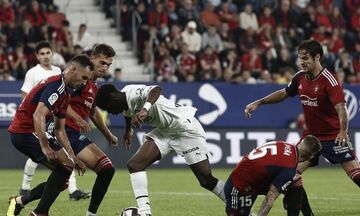 La Liga: Με «διπλό» σε ματς ...ροντέο η Βαλένθια έπιασε την Οσασούνα (1-2)