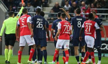 Ligue 1: Επεισοδιακό το 0-0 της Παρί Σ.Ζ. στην έδρα της Ρεμς