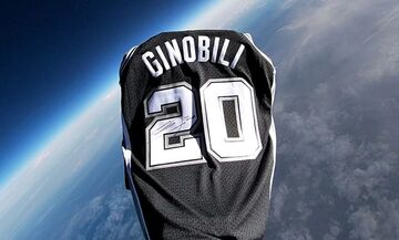 NBA: Στο... διάστημα η φανέλα του Τζινόμπιλι (vid)