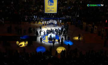 ΝΒΑ: Το έβδομο banner στην κορυφή του Chase Center (vid)