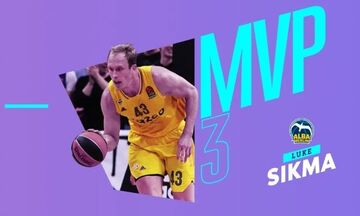 EuroLeague: Ο Λιουκ Σίκμα MVP της 3ης αγωνιστικής 