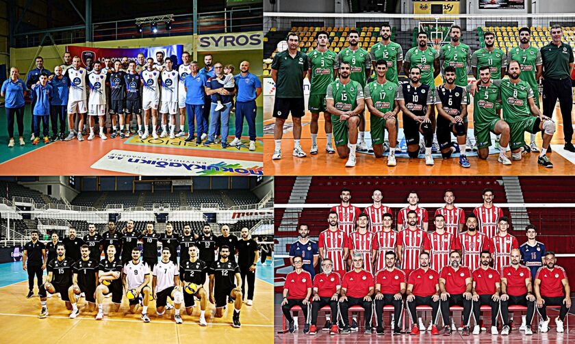 Volley League ανδρών: Αμφισβητούν Παναθηναϊκό, Ολυμπιακό, ο ΠΑΟΚ και ο Φοίνικας (προβλέψεις)