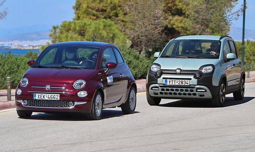 Υβριδικά Fiat 500 και Panda: Οι αρχηγοί της πόλης!