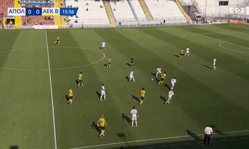 Απόλλων Σμύρνης-ΑΕΚ Β' 1-0: Τα highlights της αναμέτρησης