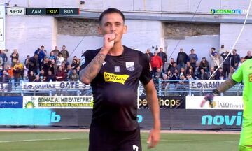 Λαμία-Βόλος: Το 2-1 με γκολ του Νούνιες