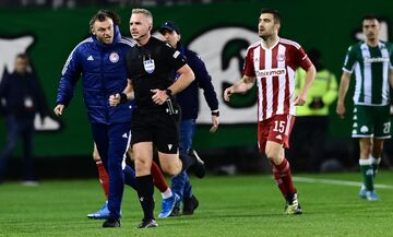 Παναθηναϊκός - Ολυμπιακός 1-1: Οι διαμαρτυρίες των «ερυθρολεύκων» στη Λεωφόρο (vid)