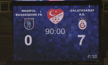Η Γαλατασαράι διέλυσε με 7-0 εκτός έδρας την Μπασακσεχίρ
